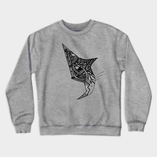 Trixie the Cat Crewneck Sweatshirt by Pepperonymous